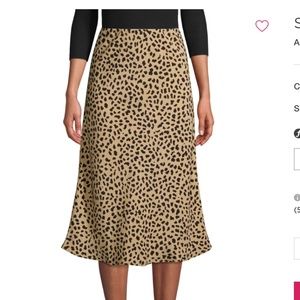 SANCTUARY MIDI LEOPARD SKIRT